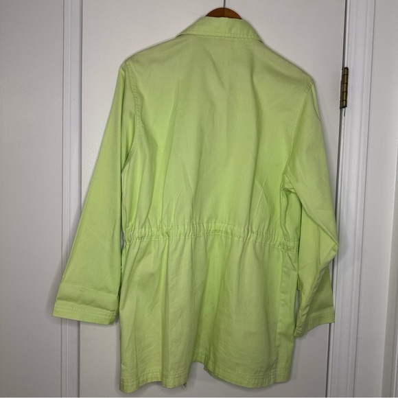 Denim & Co. Utility Field Jacket Light Green Size Small - Picture 5 of 5